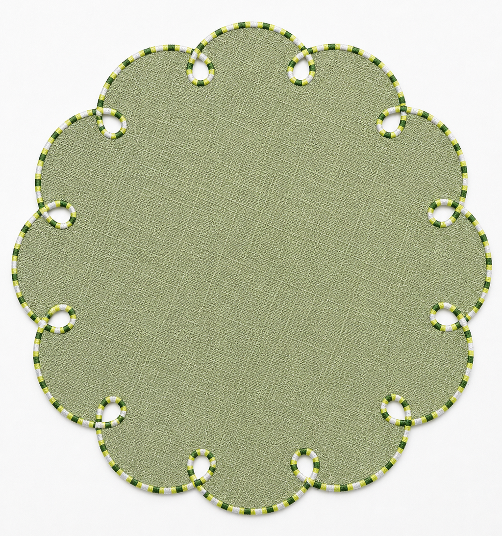 Mantel Flor Verde