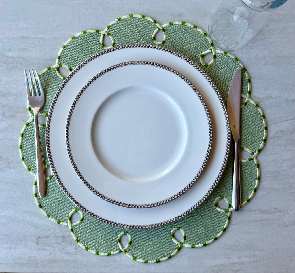 Mantel Flor Verde