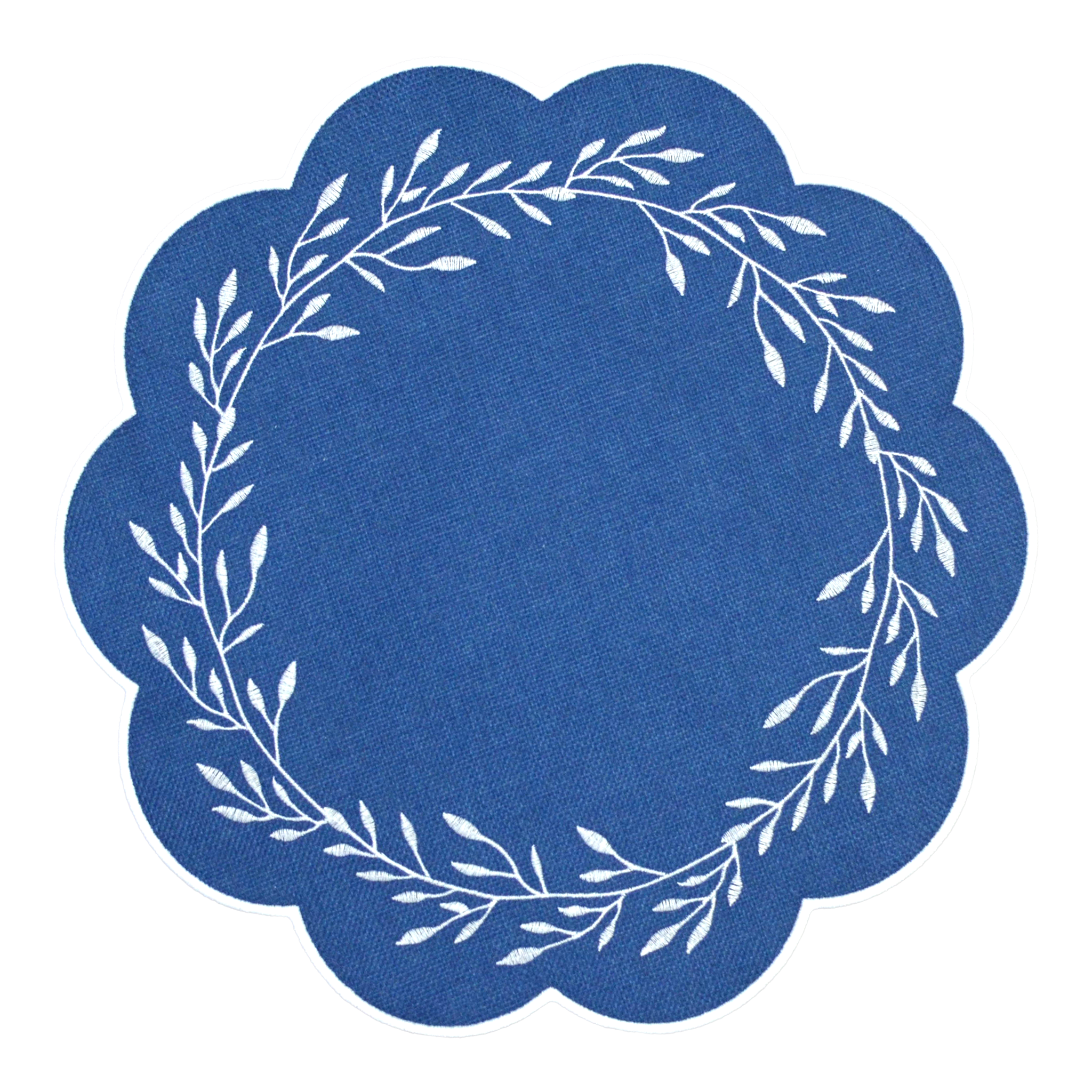 Mantel Hojas Marino